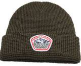 Flower Field Patch Knit Beanie