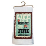 Set of 3 Decorative Camping Hand Towels