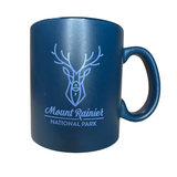 Dark Blue Elegant Elk Mug