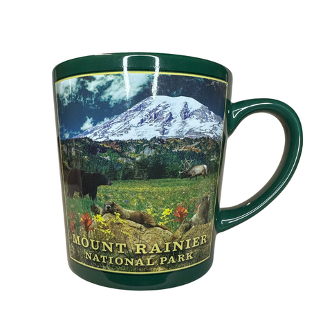 Mount Rainier Wildlife Mug