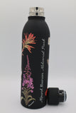 Floral Poster Water Bottle