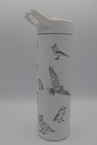 Birds Of Mount Rainier Water Bottle White
