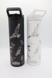 Birds Of Mount Rainier Water Bottle White