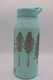 Water Bottle Mint Trees Rainier