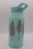Water Bottle Mint Trees Rainier