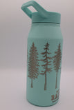 Water Bottle Mint Trees Rainier