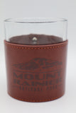 Glass Old Fashioned Leather Mount Rainier