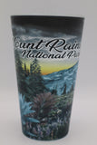 Pint Glass Kodachrome Mount Rainier