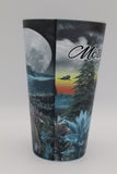 Pint Glass Kodachrome Mount Rainier