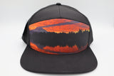 Hat 7 Panel Orange Sky Rainier