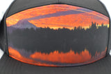 Hat 7 Panel Orange Sky Rainier