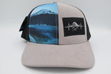 Hat Corduroy Reflection Lake Morning