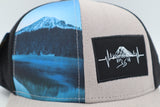 Hat Corduroy Reflection Lake Morning