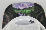 Hat 7 Panel Leaves Rainier