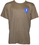 Tee Button Hike Heather Brown