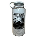 Clear and White Mount Rainier Water Bottle 32oz