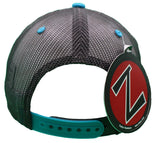 Hat Simple Patch Ocean Blue