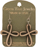 Infinity Cross Earring