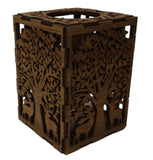 Buck Wooden T-Light Holder